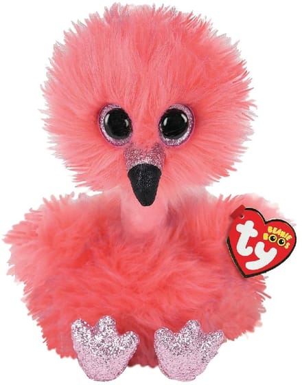 Ty Plush - Long Neck - Franny the Flamingo (Medium) (TY37401)