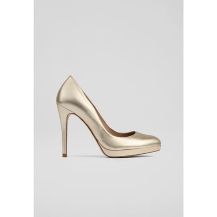 LK Bennett Sledge Closed Courts Champagne Taglia: 36 | Tacchi Alti Outlet | Donna | Bianco
