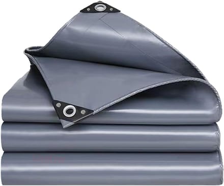 Waterdicht Dekzeil - Afdekzeil Tarp - Bescherming Buiten - Versterkte Ogen - 2.5 x 8 Meter - Grijs