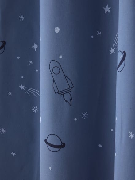 Vertbaudet Glow-in-the-dark oogjesgordijn met sterretjesprint
