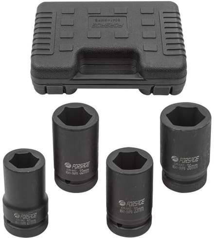 Forsage Hamerset 1" 27-36mm 6-zijdig 4-delig