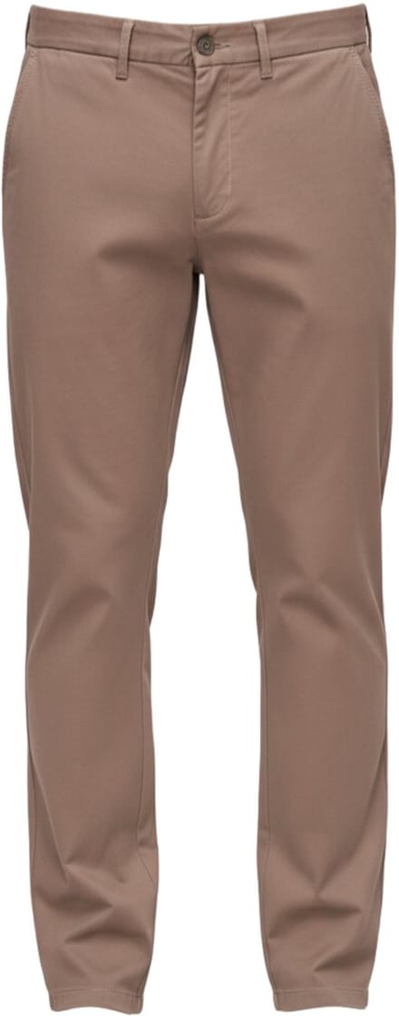 OMBRE Broek - Regular Fit - Katoen - Knopen Bruin S