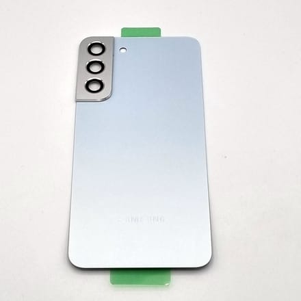 Achterkant Geschikt voor Samsung Galaxy S22 Plus – Premium – Lichtblauw