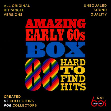 Amazing Early 60s Box: 88 Hard-To-Find Hits - V/a (various Artists)