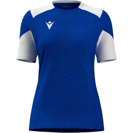 Macron Glory Sphinx Shirt Korte Mouw Dames - Royal / Wit | Maat: 3XL