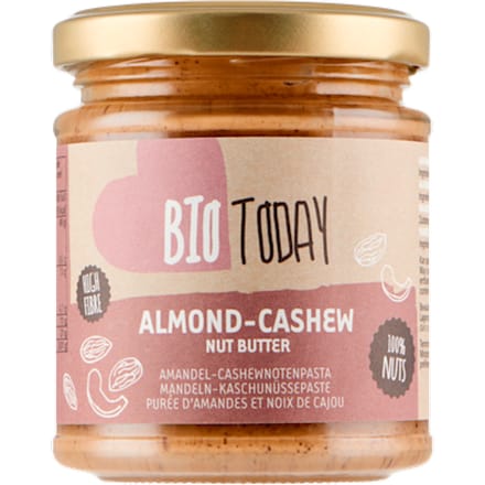 Amandel-cashewnotenpasta biologisch