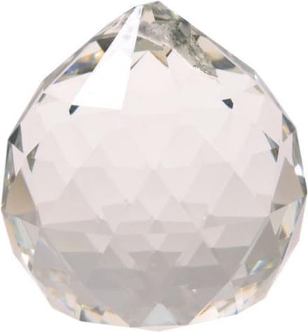 Regenboogkristal bol Transparant 20 mm
