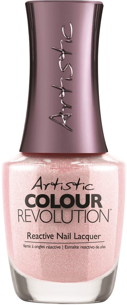 Artistic Nail Design Colour Revolution 'Glisten' (Zachtroze Shimmer)