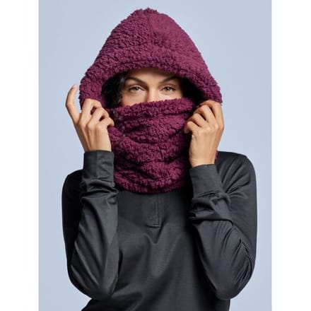 Poederbaas FLUFFY BALACLAVA U (601) ONE SIZE - Unisex Mutsen - Bordeaux