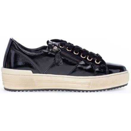 Gabor 76.538.97 - dames sneaker - zwart - maat 37.5 (EU) 4.5 (UK)