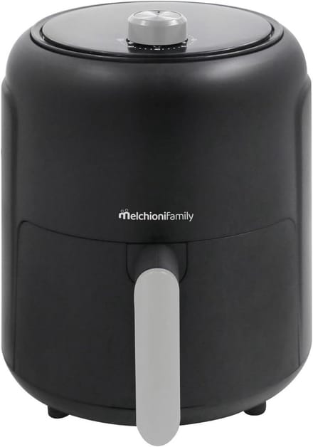 Compacte Heteluchtfriteuse 2.5L met Timer en Regelbare Temperatuur tot 200°C