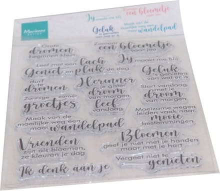 Marianne Design Clear Stamp Droom En Geniet