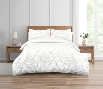 Beau Maison Dekbedovertrek Augustine Wit 140x200/220 cm + 1 kussensloop