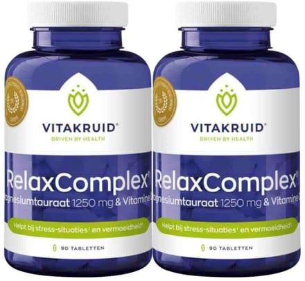 Vitakruid RelaxComplex - 2 x 90 tabletten - Voordeelverpakking