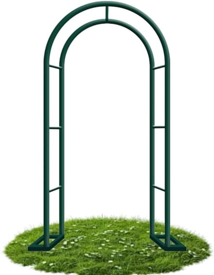 Metalen Tuinboog - Pergola Prieel - Bruiloft Decoratie - Stevig Belastend Ontwerp - 2.0-2.5 m - Groen