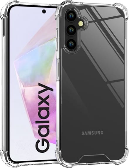 Hoesje geschikt voor Samsung Galaxy A35 - Shockproof Transparant Back Cover Case
