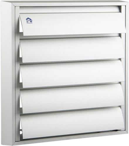DAMPKAPROOSTER 210 x 210 mm - KLEUR ALU ANO F1 - RENSON