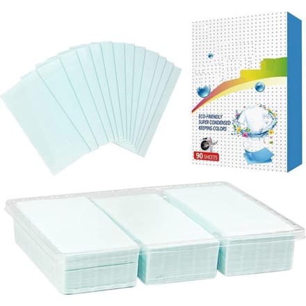 Comprimés de capsules de détergent, feuille de la bande de taches de linge pour voyages à domicile 90pcs
