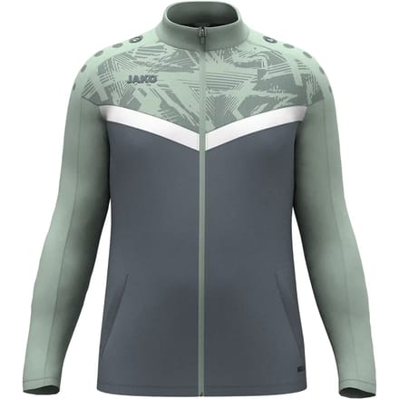 Jako Iconic Polyestervest Heren - Zachtgrijs / Mintgroen / Antra Light | Maat: M