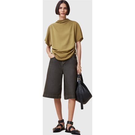 AllSaints Leslie Top Cumin Brown Größe: 2 | Blusen Outlet | Damen | Braun