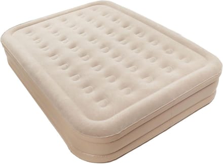 Opblaasbaar Bed - Luchtbed - Extra Slaapplaats - Ingebouwde Pomp - Hoog Dubbel - Blauw