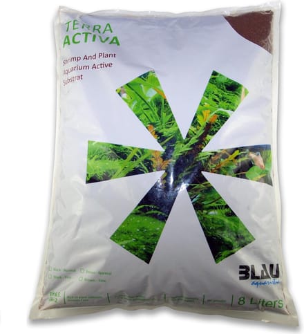 BLAU terra activa soil black - 2 Liter - Aquarium Bodem - PH Verlagend