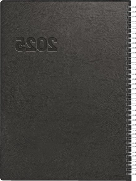 Agenda 2025 - Dagplanner - Afspraken Plannen - Per Dag Een Pagina - A4 Formaat - Zwart
