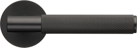 Ostiumhome® - Deurbeslag - Zwarte Deurklink - Diamond cut - Mat Zwart - Siena