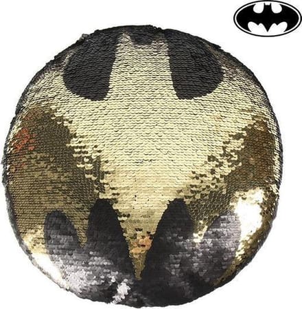 Batman sierkussen reversible sequin shape 30 cm