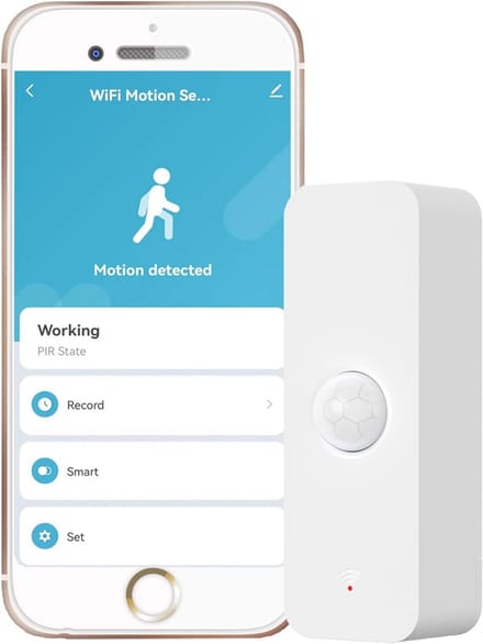 Slimme WiFi Bewegingssensor voor Binnenshuis met App-Meldingen en Infrarood