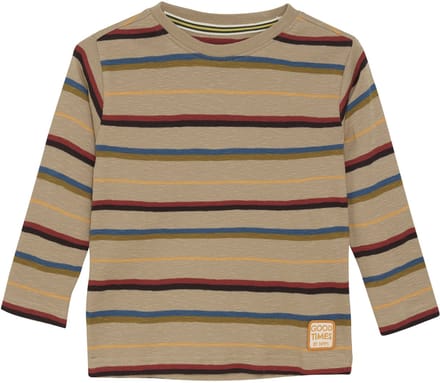 Noppies T-shirt Ranlo - Stripe Pattern Off White - Maat 128