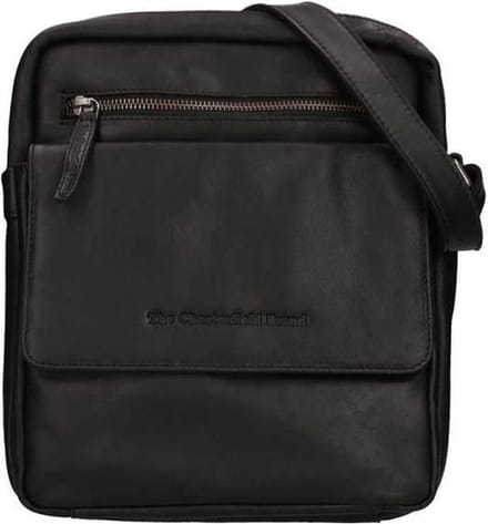 The Chesterfield Brand Cow Waxed Schoudertas Morgan Black