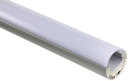 Aluminium Profiel Voor Ledstrips - Rond - 2M
