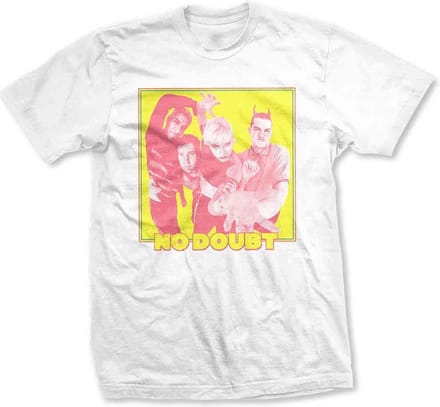 No Doubt Heren Tshirt -XL- Yellow Photo Wit