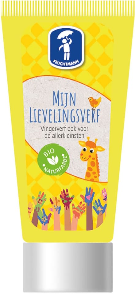 Mijn Lievelingsverf, Vingerverf Geel 75 g