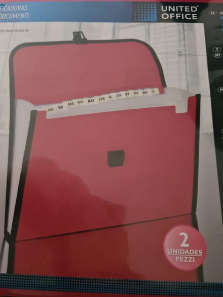 United office Organiser mappen 2 stuks Roze