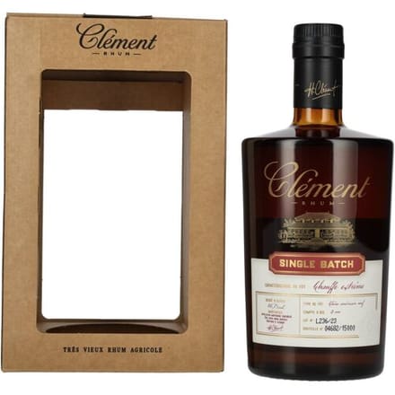 Clément Rhum Chauffe Extrême Single Batch 46,7% Vol. 0,5l in geschenkverpakking