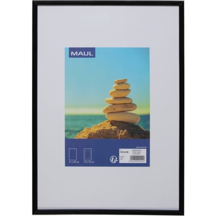 MAUL Fotolijsten MAULart kunststof 21 x 30 cm, ca. A4 zwart
