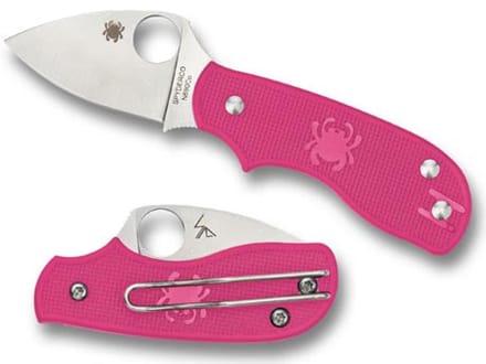 Spyderco Zakmes Squeak Lightweight Pink N690Co PE