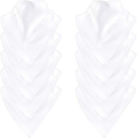 Basis Katoenen Bandana Slabberset voor Baby en Dreumes - Set van Meerdere
