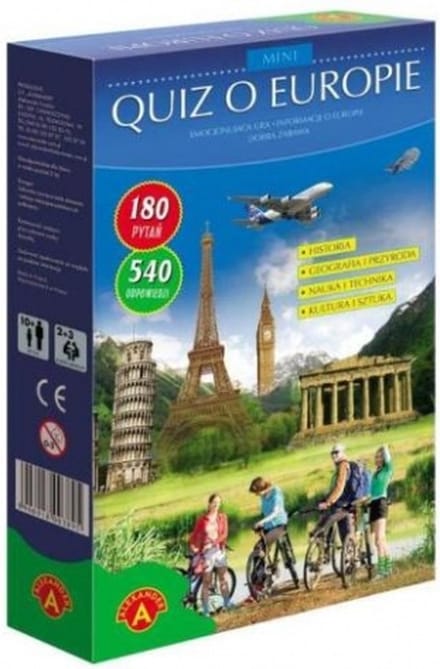 Alexander Quiz o Europie - mini Bordspel Educatief