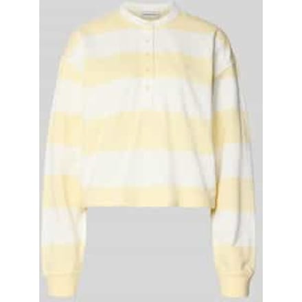Relaxed fit sweatshirt met gestikt logo model 'Varsity'