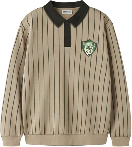 NAME IT - NKMLESTER LS NREG POLO SWEAT BRU BOX - Jongens - Sweaters