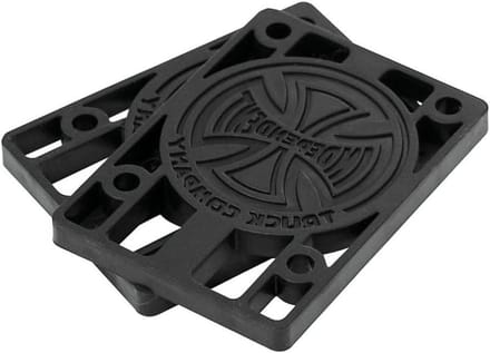 Skateboard Risers - Afstandhouders - Skateboarden - 1/4 inch hoogte - OS - Zwart