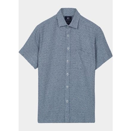 Giordano – Puglia - Heren – Korte mouwen – Print - Overhemd – 616861-60