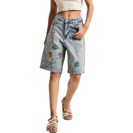 It's Basic - BERMUDA DENIM SHORT