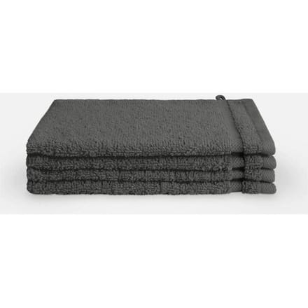 Byrklund Handdoeken set - Bath Basics - 4-delig - 4x 16x21 - 100% katoen - Antraciet