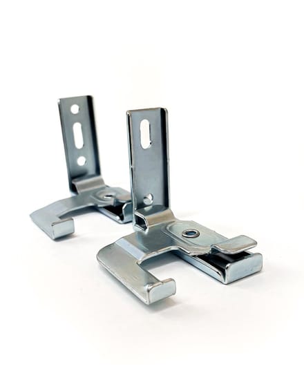 Set Schaarsteunen - 50mm - 2 stuks - Metalen Jaloezie beugel