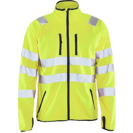 Blåkläder 4906-2512 Softshell jack High Vis Geel maat M