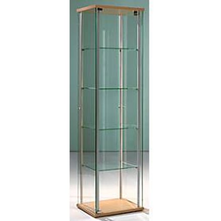 Staande vitrinekast Forum I,  B 430 x D 430 x H 1720 mm